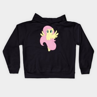 Kind Shy Yellow Horse Kids Hoodie